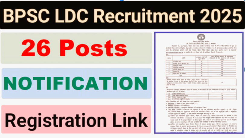 BPSC LDC Lower Division Clerk Exam Date 2025